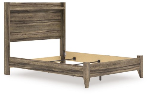 Elbrim - Brown - Queen Panel Bed