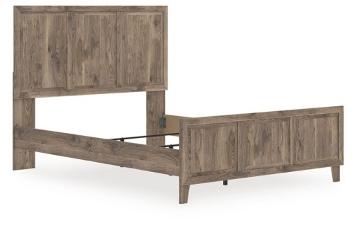 Rusticott - Brown - King Panel Bed