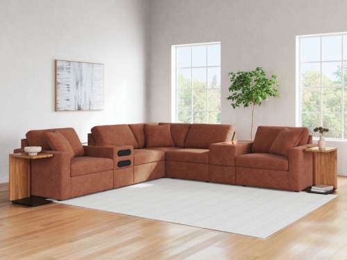 Modmax - Spice - 6-Piece Sectional With Laf Corner Chair And Raf Corner Chair