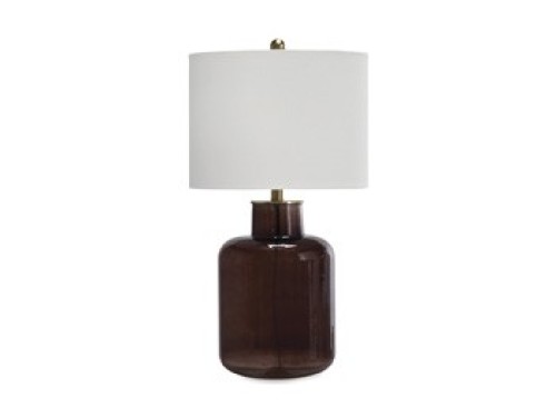 Mette - Brown / Gold Finish - Glass Table Lamp
