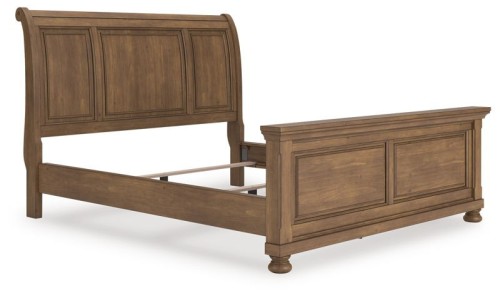 Feddinger - Medium Brown - King Sleigh Bed