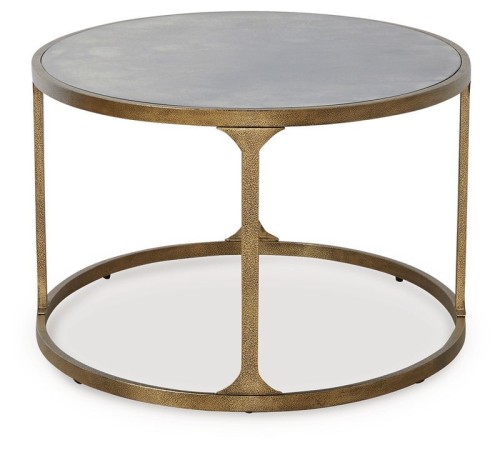 Korajane - Antique Gold - Round End Table