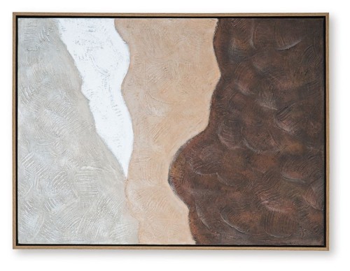 Fanthorne - Tan / Brown / White - Wall Art