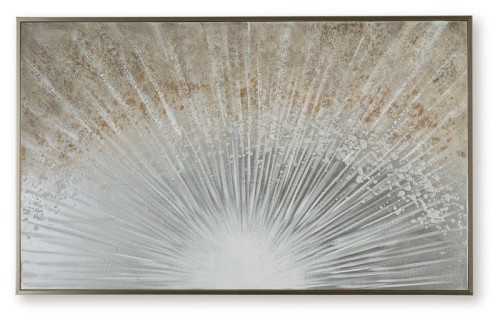 Waldard - Gray / Taupe / White - Wall Art