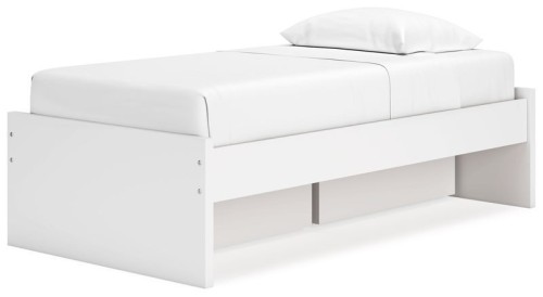 Onita - White - Queen Platform Bed With 2 Side Storage