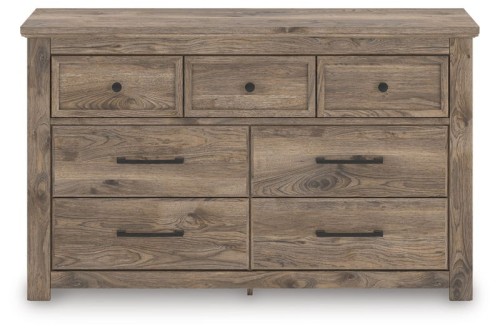 Rusticott - Brown - Dresser And Mirror