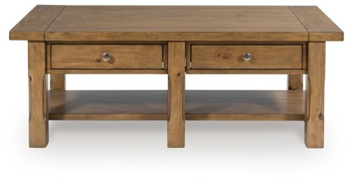Vandenmore - Medium Brown - Rectangular End Table