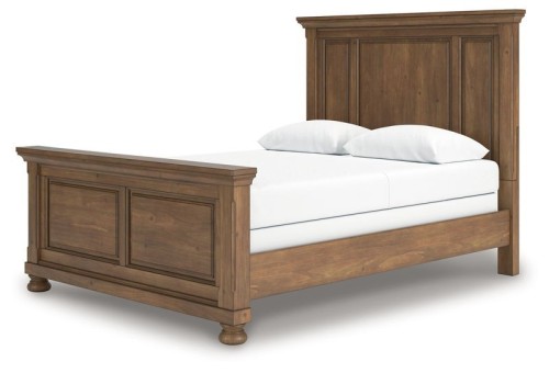 Feddinger - Medium Brown - King Panel Bed