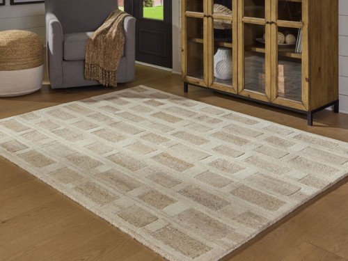 Lisgrove - Tan / Brown / White - Large Rug