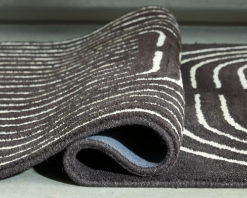 Eldonmore - Black / Ivory - Large Rug