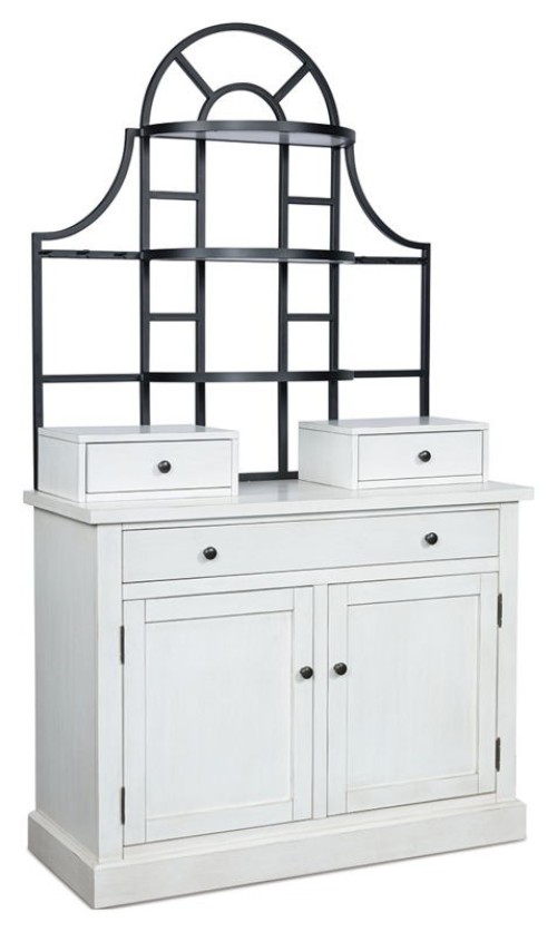 Greddinton - White - Baker's Rack
