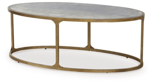 Korajane - Antique Gold - Round End Table