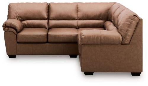 WillowBend - Caramel - 2-Piece Sectional With RAF Loveseat