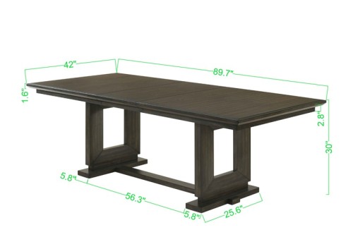 Herbert - 6 Piece Dining Room Set - Espresso