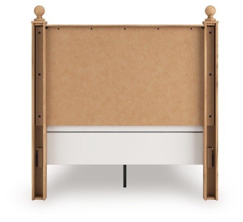 Aleaport - Warm Brown - King Panel Bed