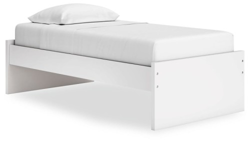 Onita - White - Queen Platform Bed With 2 Side Storage