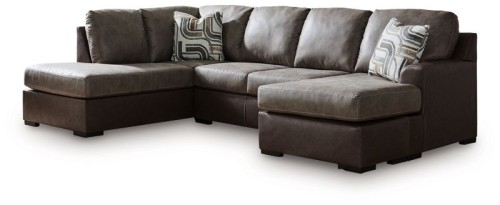 Castille Way - 2-Piece Sleeper Sectional With RAF Corner Chaise - Fossil