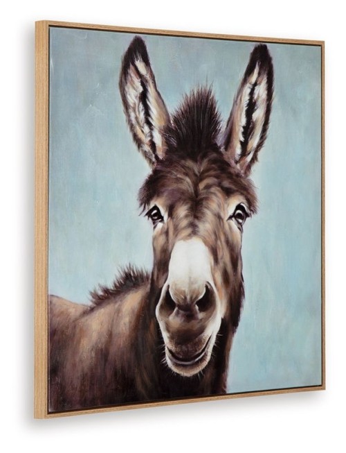 Landerton - Brown / Blue / White - Wall Art