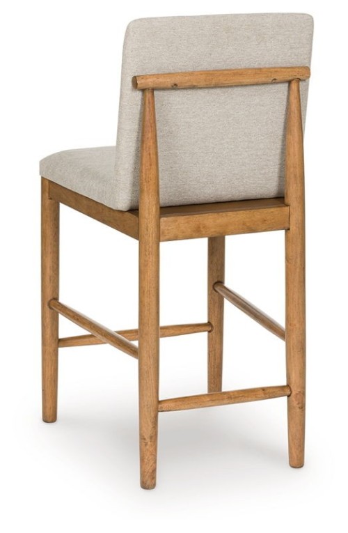 Isanti - Light Brown - Upholstered Barstool (Set of 2)