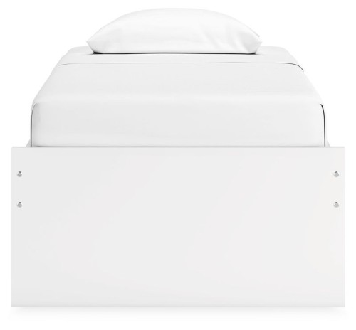 Onita - White - Queen Platform Bed With 2 Side Storage