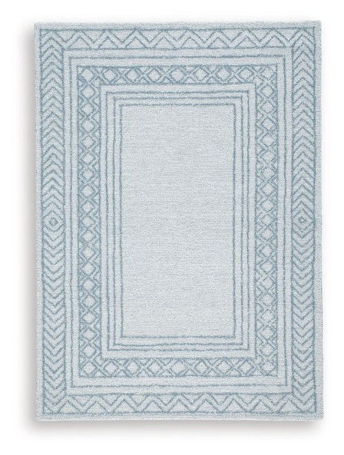 Azelhurst - Blue / Ivory / Gray - Medium Rug