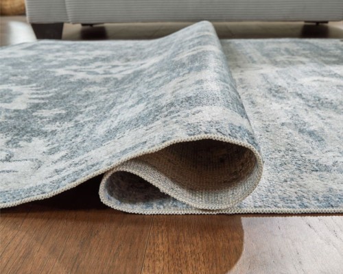 Avanworths - Blue / Gray / Ivory - Washable Large Rug