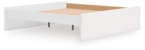 Onita - White - King Platform Bed With 2 Side Storage