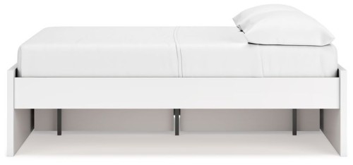 Onita - White - Queen Platform Bed With 2 Side Storage