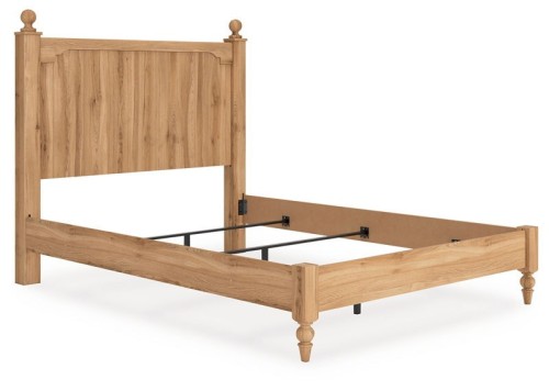 Aleaport - Warm Brown - King Panel Bed