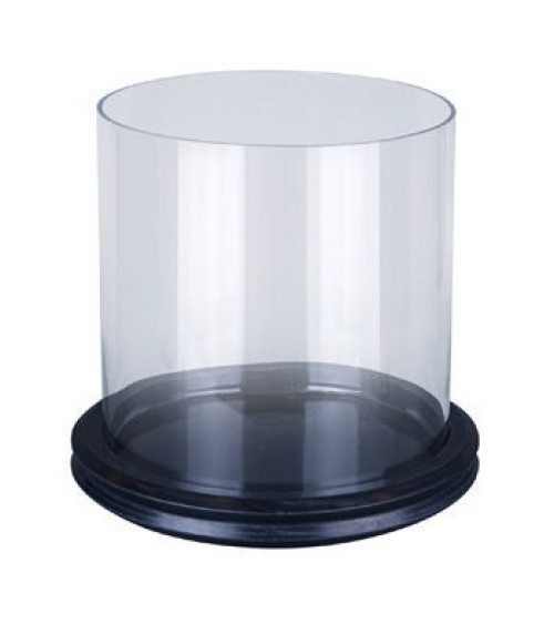 Saskia - Clear / Beige - Candle Holder