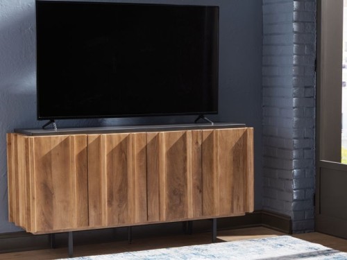 Quintavious - Brown / Charcoal - Accent Cabinet
