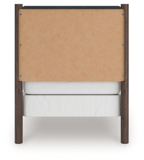 Pamytta - Brown - King Upholstered Panel Bed