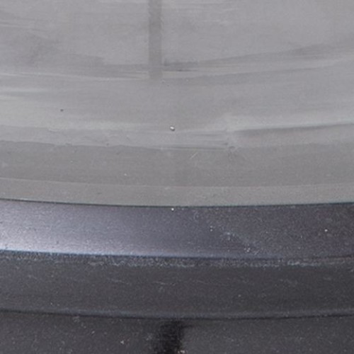 Saskia - Clear / Black - Candle Holder