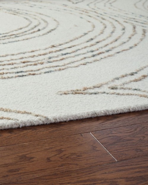 Deenbury - Ivory / Green / Brown - Medium Rug
