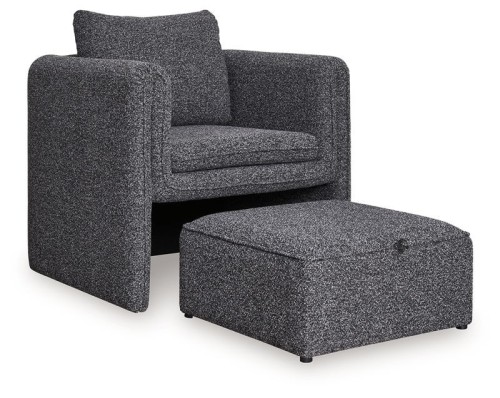 Vreni - Charcoal / Black - Accent Chair
