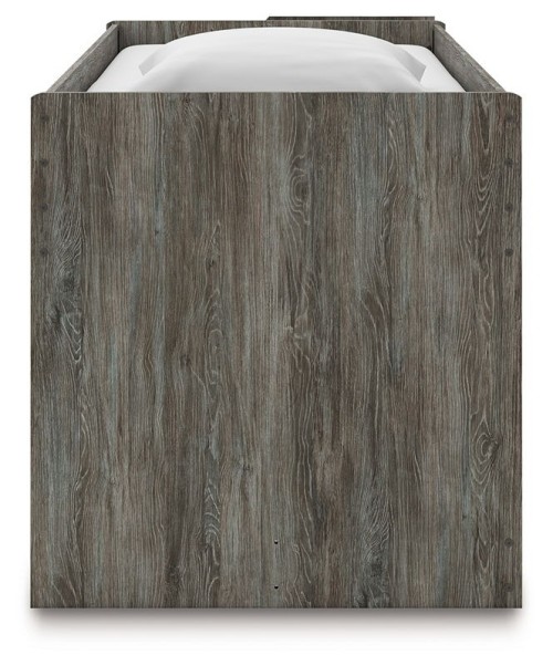 Frandern - Gray - Twin Loft Bed With Drawer Storage