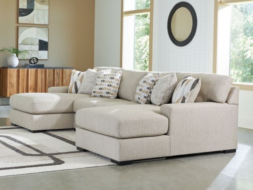 LaureLGrove - Pebble - 5-Piece Sectional With RAF Corner Chaise