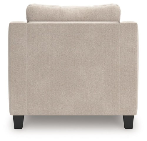 Willarae - Taupe - 2 Pc. - Chair And A Half, Ottoman