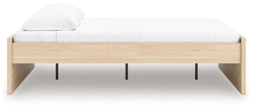 Onita - Natural - Twin Platform Bed With 1 Side Storage