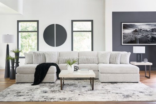 Cuddle Plush - Arctic - 2-Piece Sectional