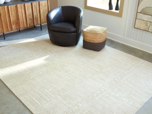 Wolbert - Tan / Ivory - Medium Rug