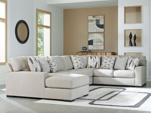 LaureLGrove - Pebble - 5-Piece Sectional With RAF Corner Chaise