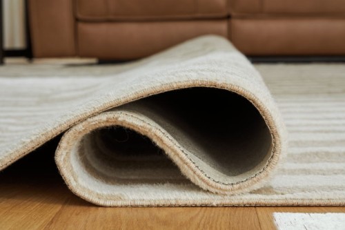 Corrbell - Beige / White - Medium Rug