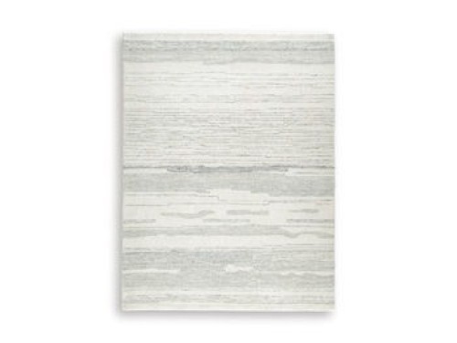 Genemost - Ivory / Blue - Medium Rug