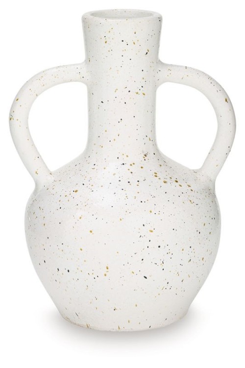 Dallinworth - White / Black - Vase - 15.75"