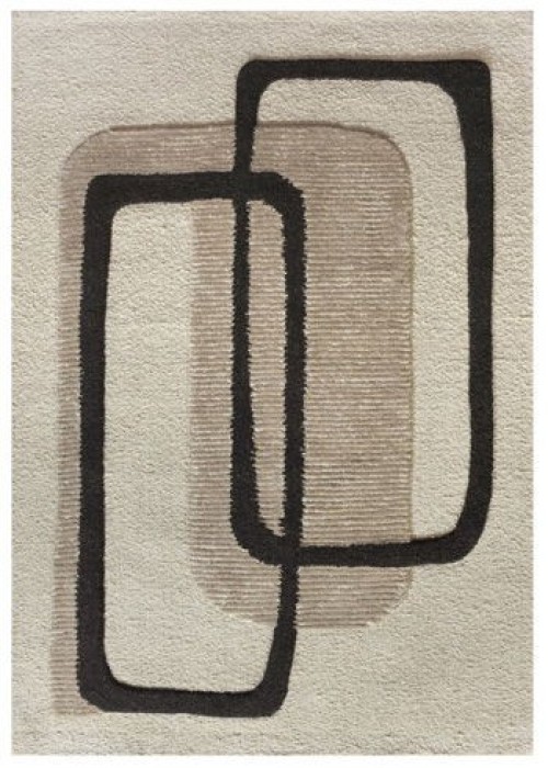 Davismour - Ivory / Taupe / Charcoal - Large Rug