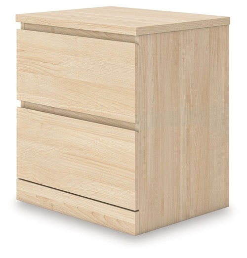 Onita - Natural - Two Drawer Night Stand