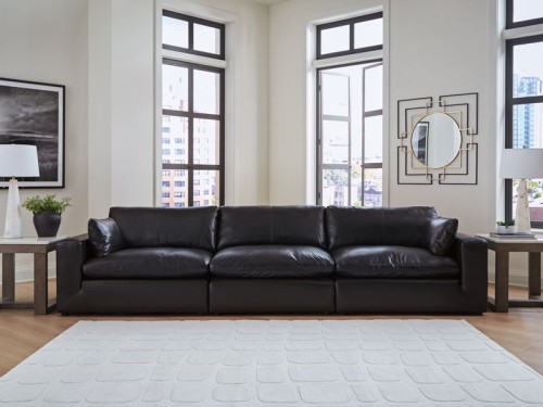 Emilia - 6-Piece Sectional - Black