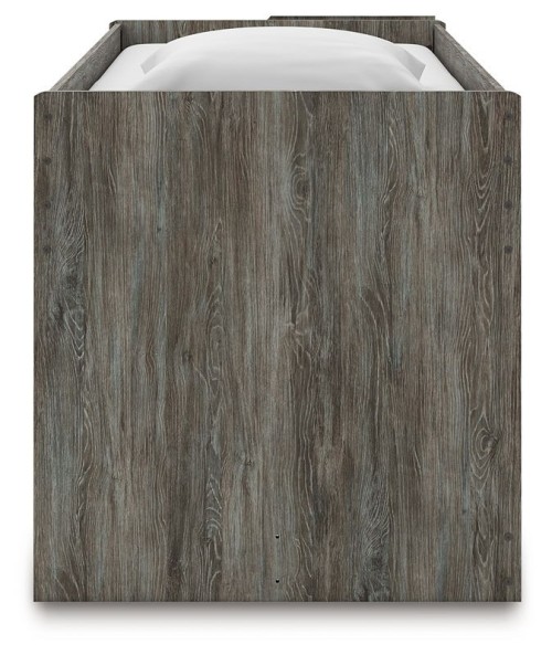 Frandern - Gray - Twin Loft Bed With Drawer Storage