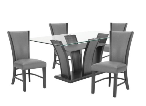 Camelia - 5 Piece Dining Room Set - Gray